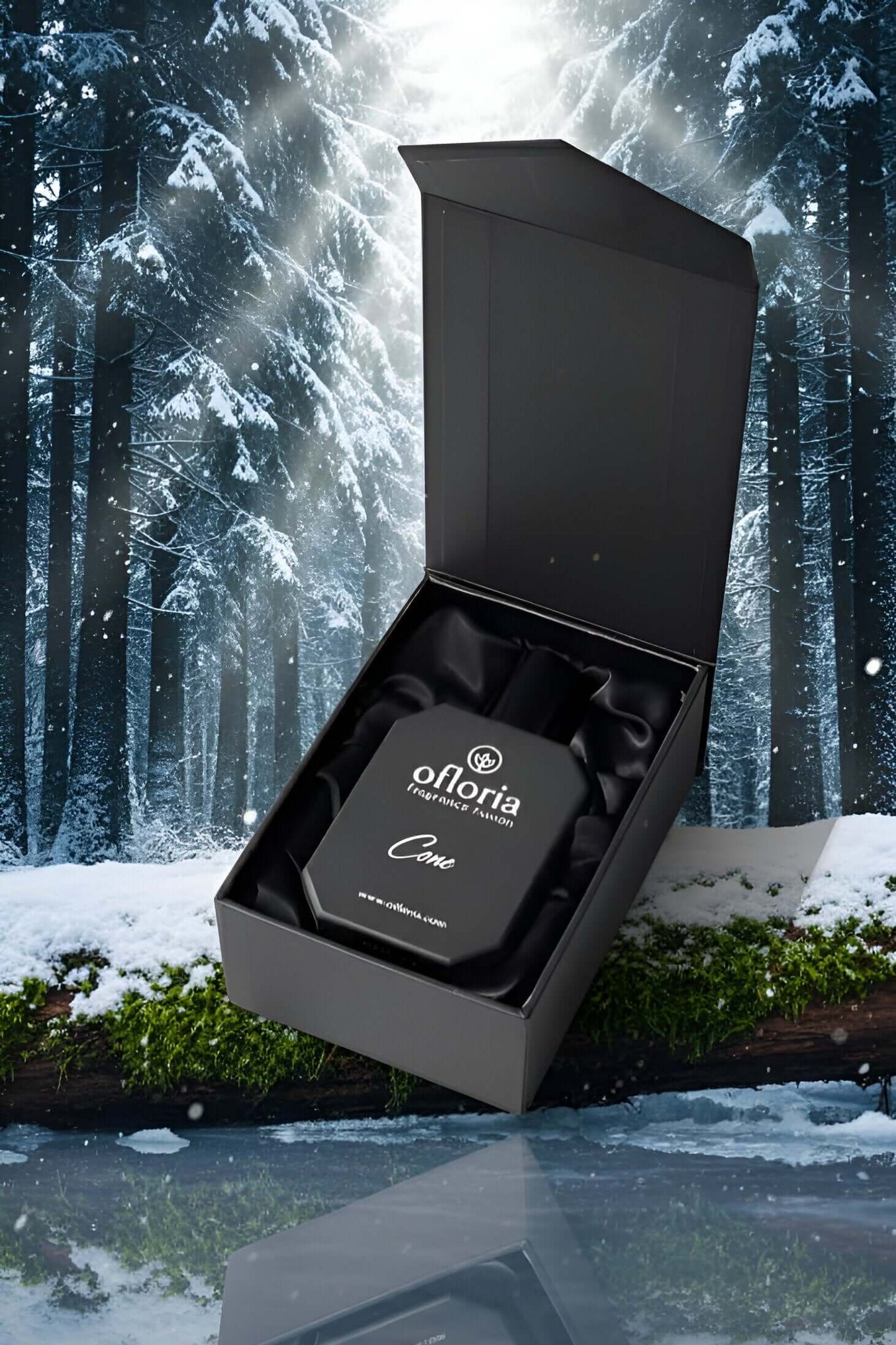 Close-up shot of Ofloria Cone, best fresh unisex perfume for daily use