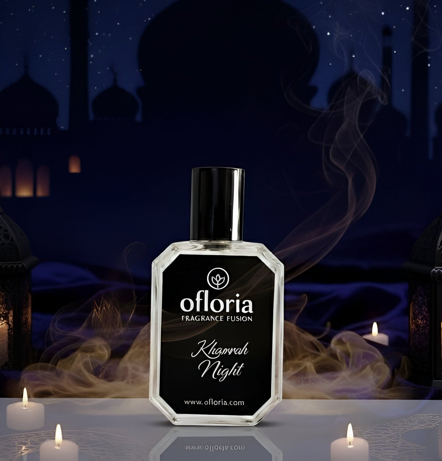 Khamrah Nights 50ml Eau De Parfum bottle - long-lasting spicy gourmand unisex scent inspired by Lattafa Khamrah