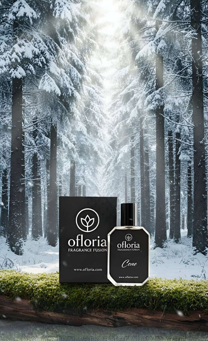 Close-up shot of Ofloria Cone, best fresh unisex perfume for daily use